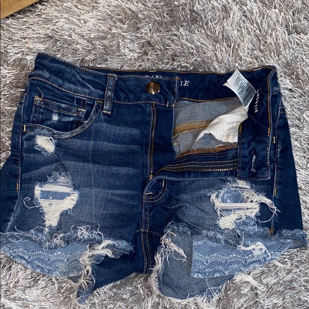 American eagle jean shorts